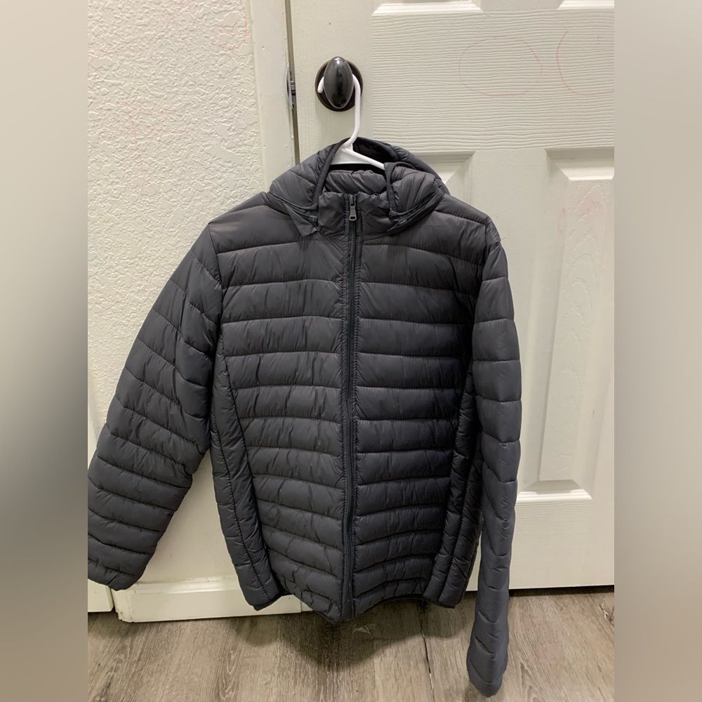 Grey Puffer Jacket